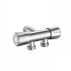 T-образен кран ДВОЕН 1/2"х1/2"х1/2"